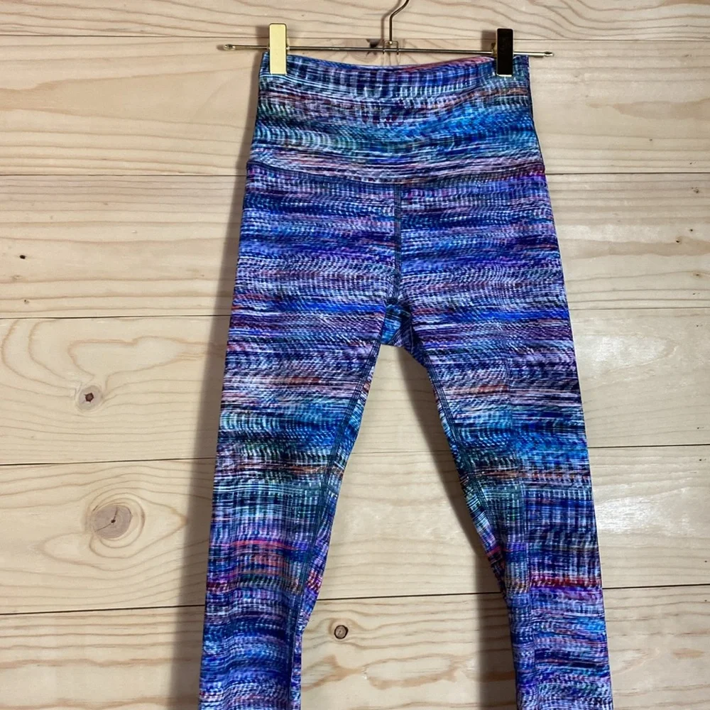 Lululemon wunder under high‎ rise Oasis cropped legging size 4